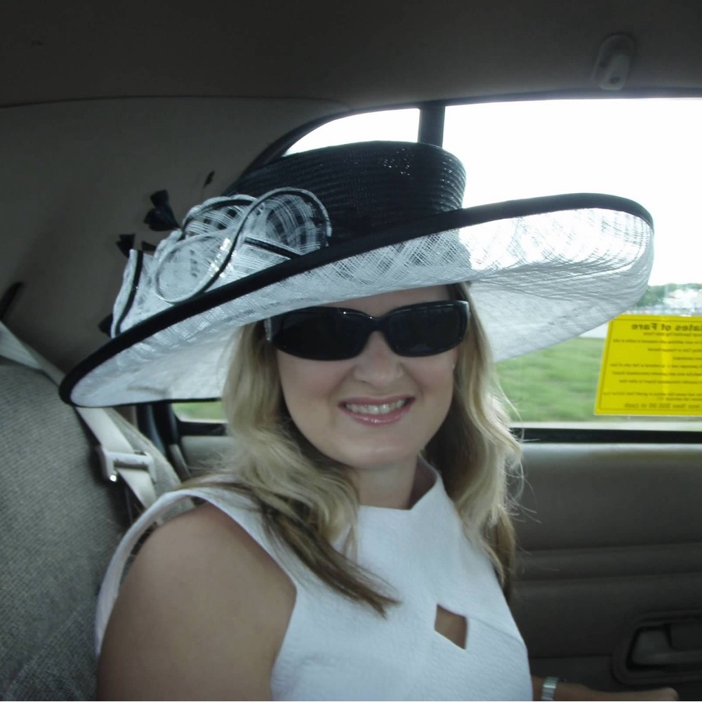 Marni/Neiman Marcus Off-white/ Black fancy hat - Picture 6 of 8